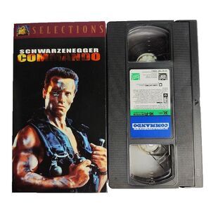 Commando VHS Movie Arnold Schwarzenegger 1986 Action Adventure R